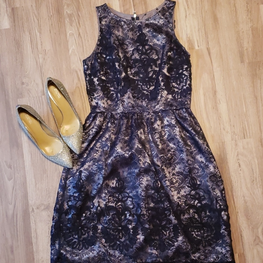 Beautiful Navy Lace Dress